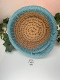 Coil wrap rope basket