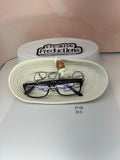 Peeper Keeper with embroidered eye glasses design.